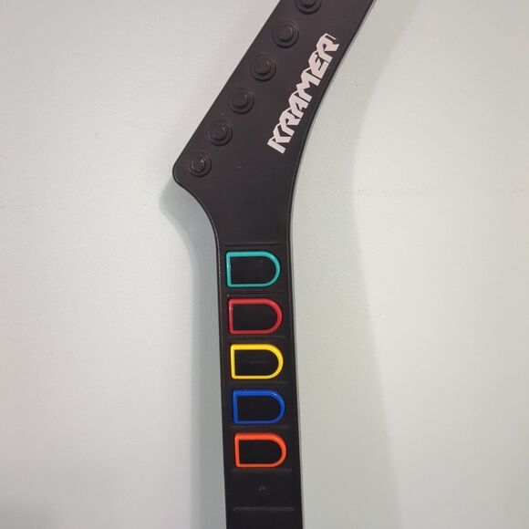 Guitar Hero Kramer Striker Octane Wireless Controller PS2 No Dongle - Picture 3 of 6